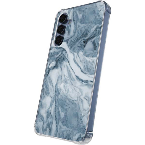 Ocean Blue Marble Galaxy A55 5G Clear Case