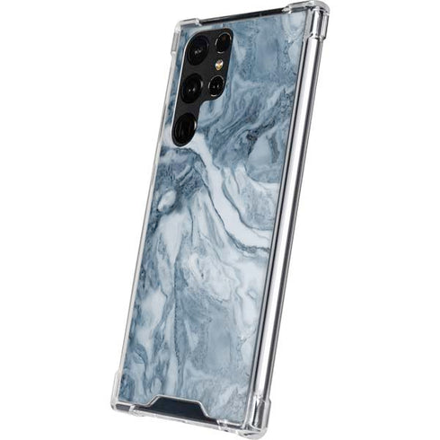 Ocean Blue Marble Galaxy S23 Ultra Clear Case