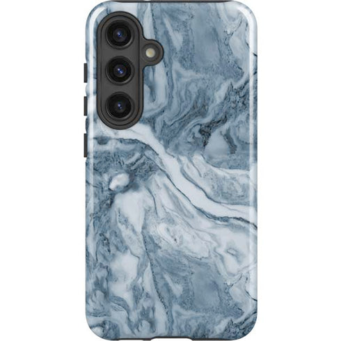 Ocean Blue Marble Galaxy S25 Impact Case