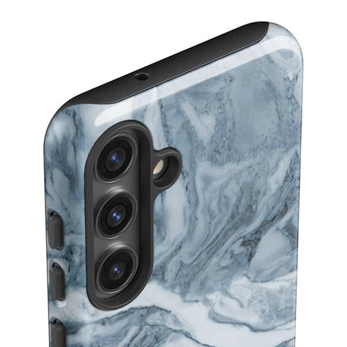 Ocean Blue Marble Galaxy S25 Impact Case