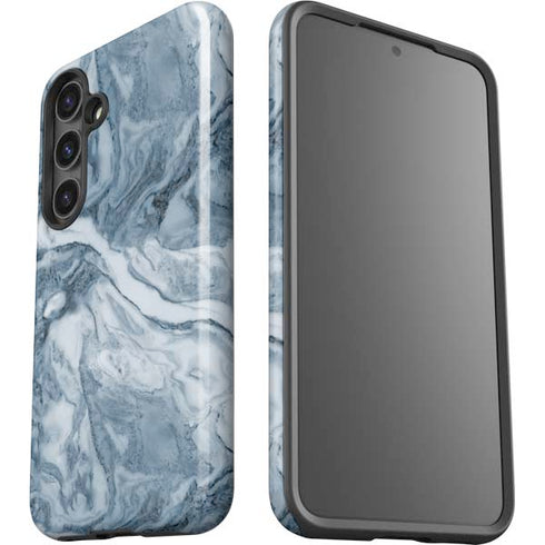 Ocean Blue Marble Galaxy S25 Impact Case