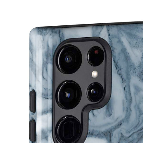 Ocean Blue Marble Galaxy S25 Ultra Impact Case
