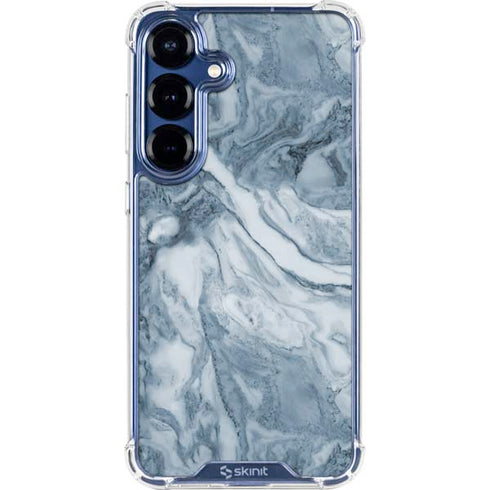 Ocean Blue Marble Galaxy S25 Clear Case