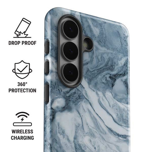 Ocean Blue Marble Galaxy S26 Impact Case