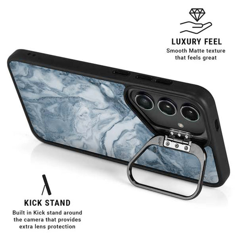 Ocean Blue Marble Galaxy S26 Plus Kickstand Case