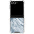Ocean Blue Marble Galaxy Z Flip7 Clear Case