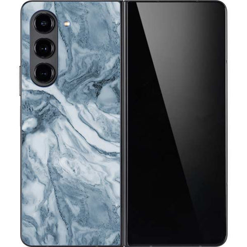 Ocean Blue Marble Galaxy Z Fold5 5G Skin