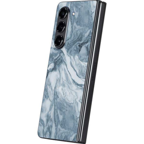 Ocean Blue Marble Galaxy Z Fold5 5G Skin