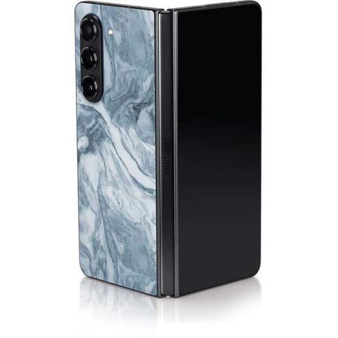Ocean Blue Marble Galaxy Z Fold5 5G Skin