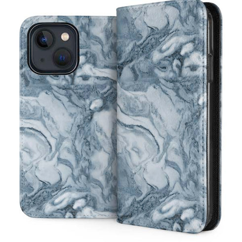 Ocean Blue Marble iPhone 14 Folio Case