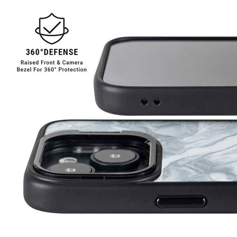 Ocean Blue Marble iPhone 14 Plus Kickstand Case