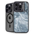 Ocean Blue Marble iPhone 14 Pro Max Kickstand Case