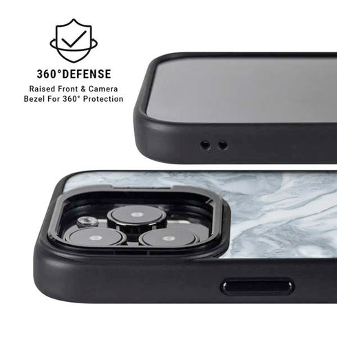 Ocean Blue Marble iPhone 14 Pro Max Kickstand Case