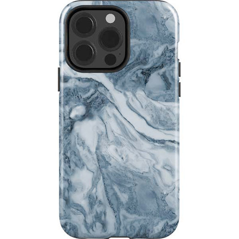 Ocean Blue Marble iPhone 15 Pro Impact Case