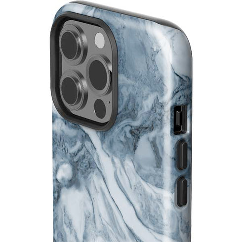 Ocean Blue Marble iPhone 15 Pro Impact Case