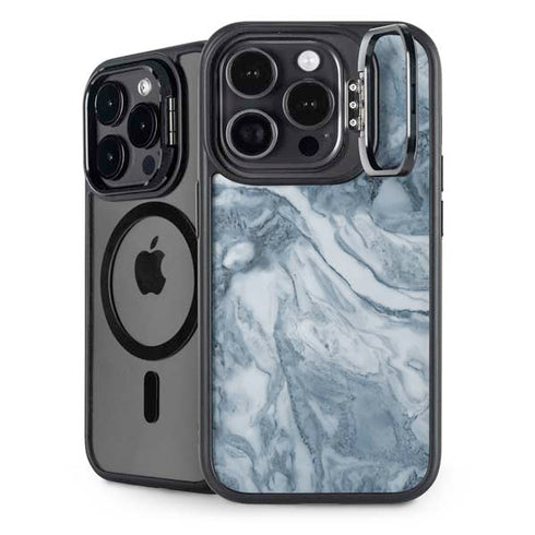 Ocean Blue Marble iPhone 15 Pro Kickstand Case
