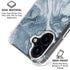 Ocean Blue Marble iPhone 16 Plus Clear Case