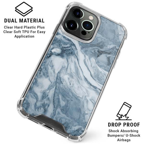 Ocean Blue Marble iPhone 16 Pro Clear Case
