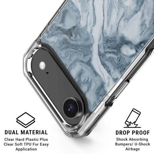 Ocean Blue Marble iPhone 17 Air Clear Case