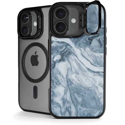 Ocean Blue Marble iPhone 17 Kickstand Case