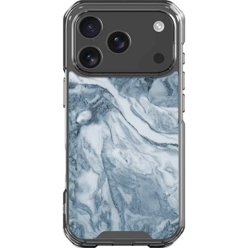 Ocean Blue Marble iPhone 17 Pro Clear Case