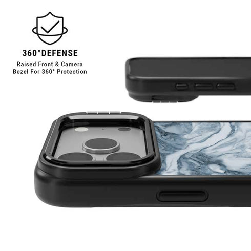 Ocean Blue Marble iPhone 17 Pro Kickstand Case