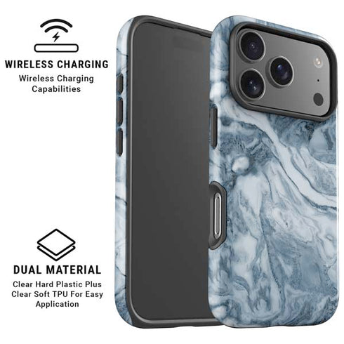 Ocean Blue Marble iPhone 17 Pro Magsafe Impact Case