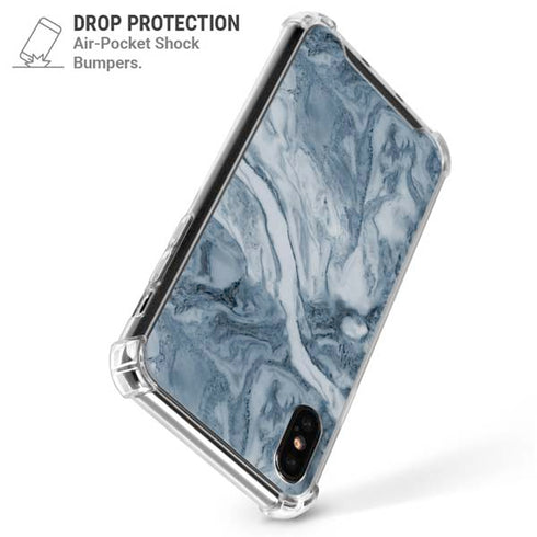 Ocean Blue Marble iPhone X/XS Clear Case