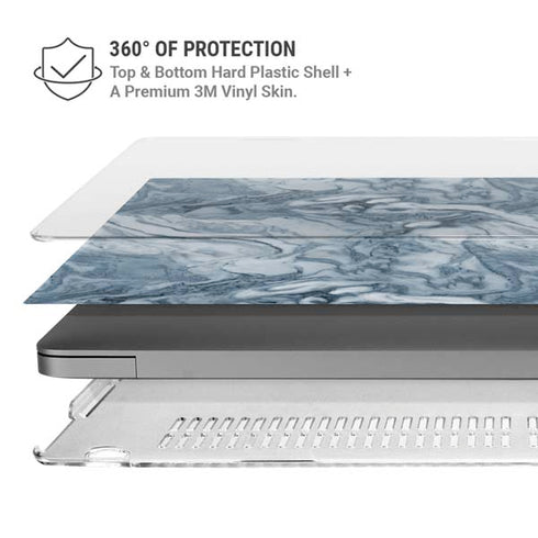 Ocean Blue Marble MacBook Pro 14in (2021-24) Case plus Skin