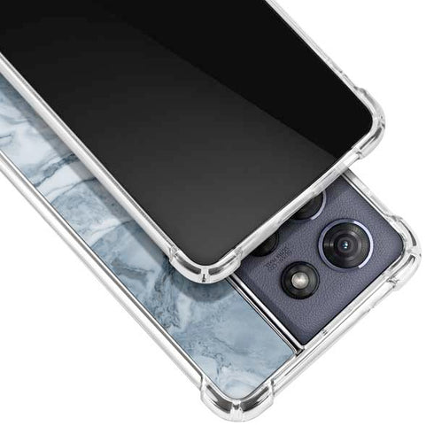 Ocean Blue Marble Moto G 5G (2025) Clear Case