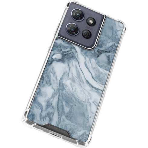 Ocean Blue Marble Moto G Play 5G (2025) Clear Case