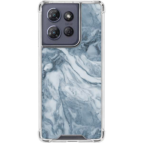 Ocean Blue Marble Moto G Stylus 5G (2025) Clear Case
