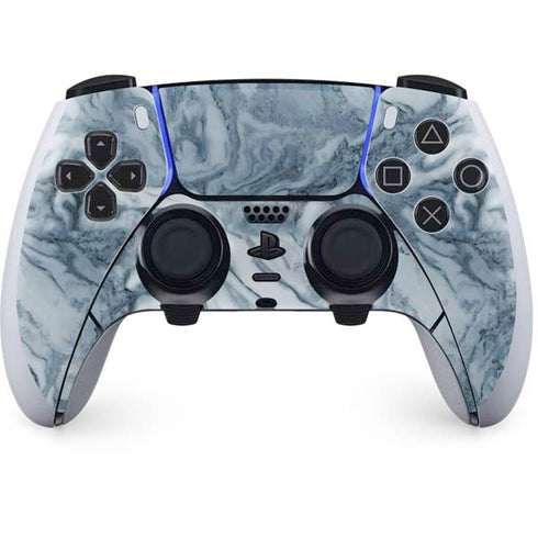 Ocean Blue Marble PS5 DualSense Edge Pro Controller Skin