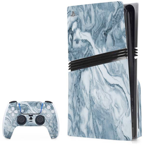 Ocean Blue Marble PlayStation PS5 Skins