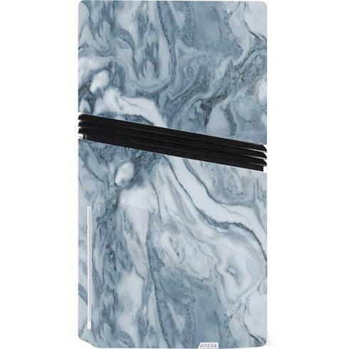 Ocean Blue Marble PS5 Pro Disk Bundle Skin