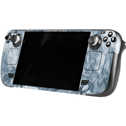 Ocean Blue Marble Steam Deck Handheld Gaming Computer OLED Skin