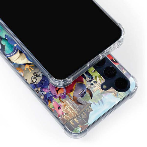 Disney Monsters University Official Poster Galaxy A35 5G Clear Case