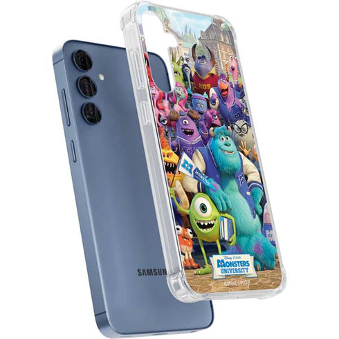Disney Monsters University Official Poster Galaxy A55 5G Clear Case