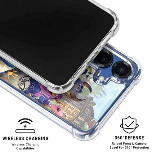 Disney Monsters University Official Poster Galaxy S25 Clear Case