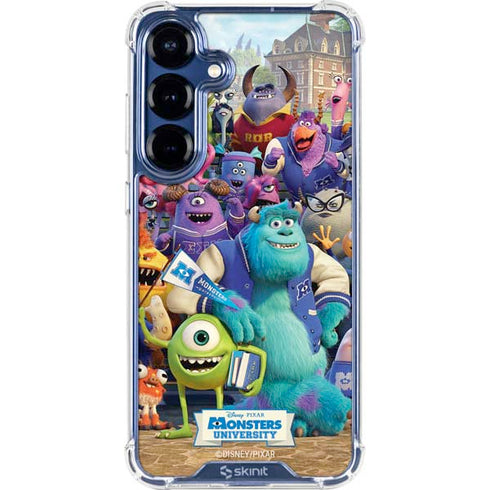 Disney Monsters University Official Poster Galaxy S25 FE Clear Case
