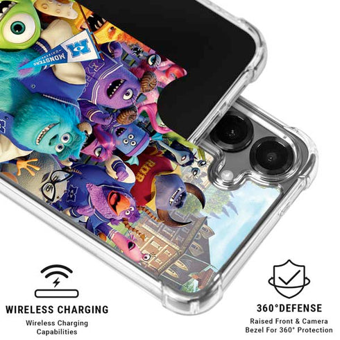 Disney Monsters University Official Poster Galaxy S26 Plus Clear Case