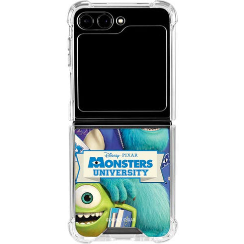 Disney Monsters University Official Poster Galaxy Z Flip6 Clear Case