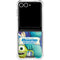 Disney Monsters University Official Poster Galaxy Z Flip7 Clear Case