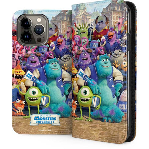 Disney Monsters University Official Poster iPhone 13 Pro Max Folio Case