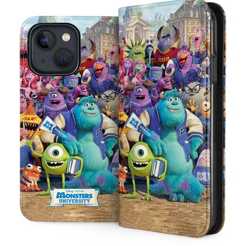 Disney Monsters University Official Poster iPhone 14 Folio Case