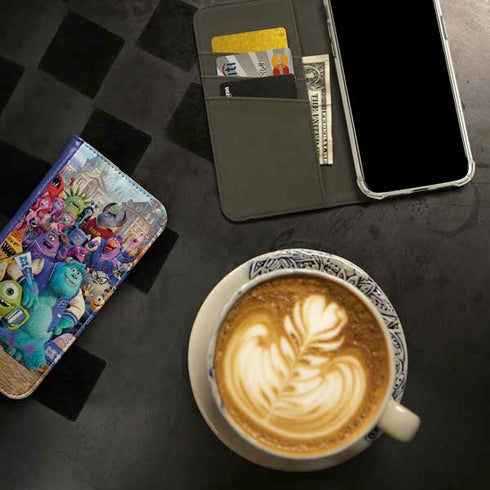 Disney Monsters University Official Poster iPhone 14 Pro Max Folio Case
