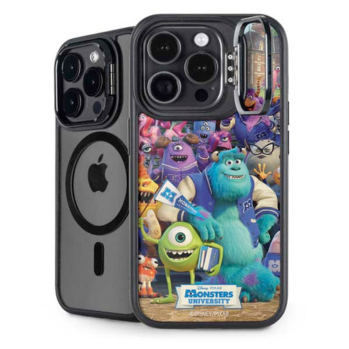 Disney Monsters University Official Poster iPhone 14 Pro Max Kickstand Case
