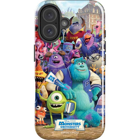 Disney Monsters University Official Poster iPhone 16 Plus Impact Case