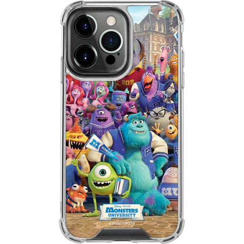 Disney Monsters University Official Poster iPhone 16 Pro Clear Case