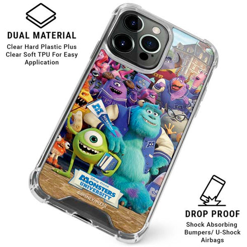 Disney Monsters University Official Poster iPhone 16 Pro Clear Case